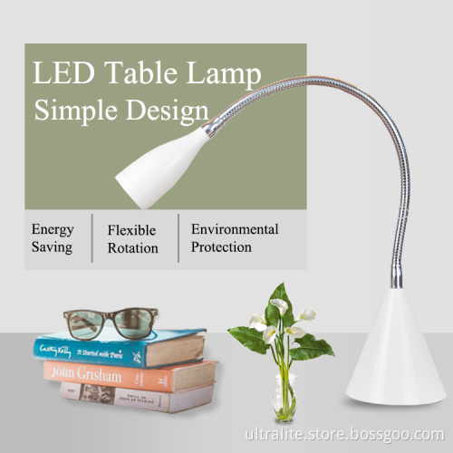 Modern Simple LED Reading Flexible Desk Lamp